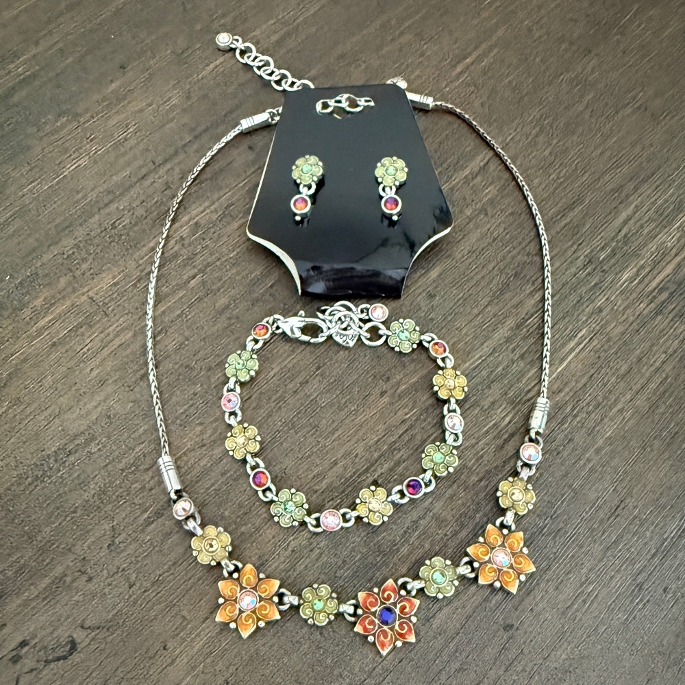 Brighton Floral Jewelry Set
